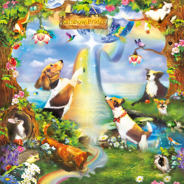 Free Sample Pack, Rainbow Bridge - Dog Design