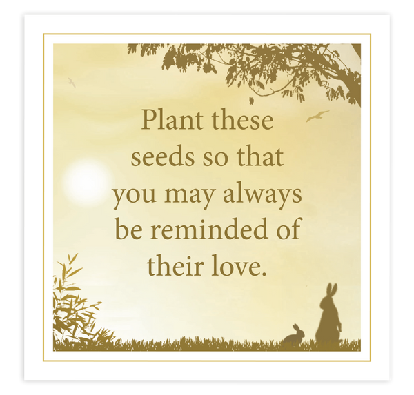 Heartfelt Essentials - Eternal Love Small Animals Cards with Seeds (25 each)