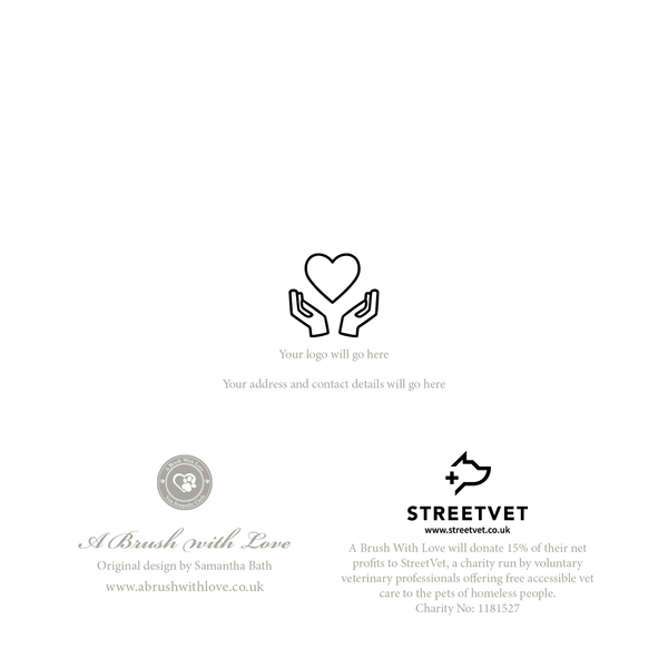 Sympathy cards (20 pack) Eternal Love - Cat